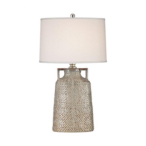 Naxos - Traditional Style w/ FrenchCountry inspirations - Ceramic and Metal 1 Light Table Lamp - 34 Inches tall 18 Inches wide
