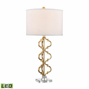 Castile - 9W 1 LED Table Lamp In Mid-Century Modern Style-32 Inches Tall and 16 Inches Wide - 1303633