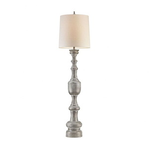 Lillehammer - Traditional Style w/ Coastal/Beach inspirations - Composite 1 Light Floor Lamp - 75 Inches tall 18 Inches wide - 874123