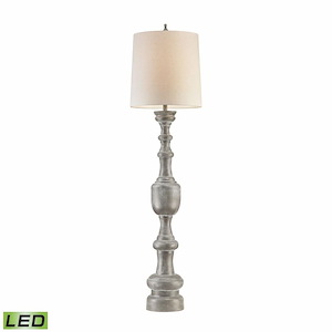 Lillehammer - 9W 1 LED Floor Lamp In Glam Style-75 Inches Tall and 20 Inches Wide