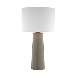 Eilat - Transitional Style w/ Coastal/Beach inspirations - Composite 1 Light Outdoor Table Lamp - 27 Inches tall 15 Inches wide