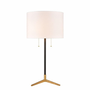 Clubhouse - 2 Light Table Lamp In Modern and Contemporary Style-29 Inches Tall and 15 Inches Wide - 1119267