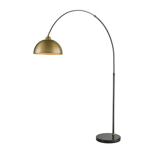Magnus - Traditional Style w/ Urban/Industrial inspirations - Metal 1 Light Floor Lamp - 76 Inches tall 59 Inches wide - 874193