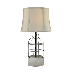Rochefort - Transitional Style w/ ModernFarmhouse inspirations - 1 Light Outdoor Table Lamp - 28 Inches tall 16 Inches wide