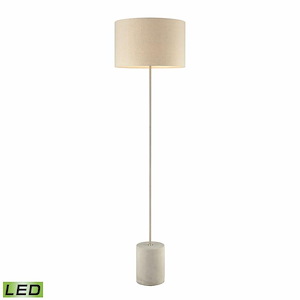 Katwijk - 9W 1 LED Floor Lamp In Modern Style-64 Inches Tall and 17 Inches Wide - 1304247