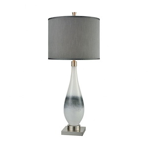 Vapor - Modern/Contemporary Style w/ Luxe/Glam inspirations - Glass and Metal 1 Light Table Lamp - 38 Inches tall 17 Inches wide