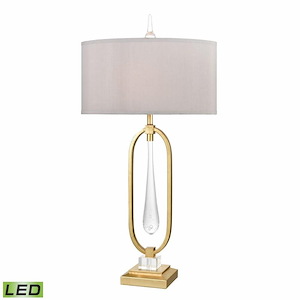 Spring Loaded - 9W 1 LED Table Lamp In Mid-Century Modern Style-36 Inches Tall and 19 Inches Wide - 1303520