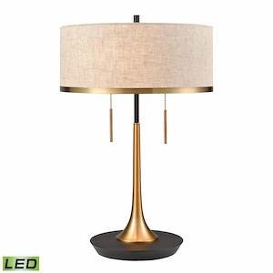 Magnifica - 18W 2 LED Table Lamp In Modern Style-22 Inches Tall and 14 Inches Wide