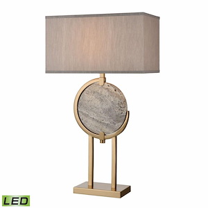 Arabah - 9W 1 LED Table Lamp In Glam Style-32 Inches Tall and 19 Inches Wide