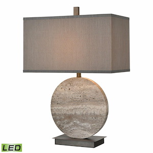 Vermouth - 9W 1 LED Table Lamp In Glam Style-26.5 Inches Tall and 18 Inches Wide