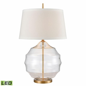 Nest - 9W 1 LED Table Lamp In Glam Style-33 Inches Tall and 20 Inches Wide - 1303609