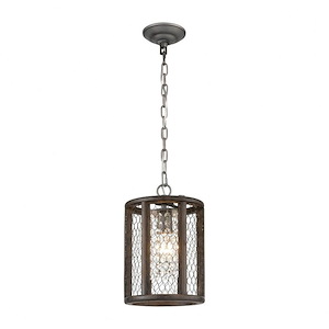 Renaissance Invention - Transitional Style w/ ModernFarmhouse inspirations - 1 Light Mini Pendant - 12 Inches tall 8 Inches wide