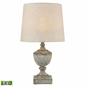 Regus - 9W 1 LED Outdoor Table Lamp In Mid-Century Modern Style-24 Inches Tall and 13 Inches Wide - 1303610