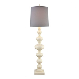 Meymac - Transitional Style w/ Coastal/Beach inspirations - Composite 1 Light Floor Lamp - 74 Inches tall 20 Inches wide