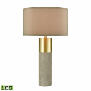 Tulle - 9W 1 LED Table Lamp In Mid-Century Modern Style-29 Inches Tall and 16 Inches Wide