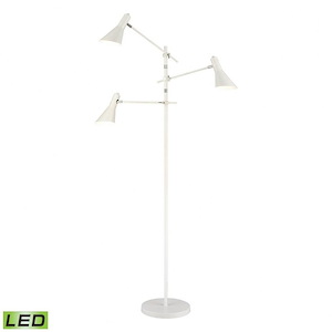 Sallert - 3 Light Adjustable Floor Lamp