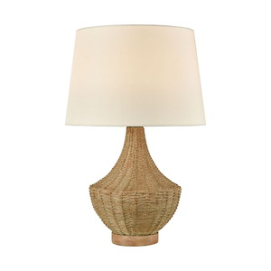 Rafiq - Transitional Style w/ Coastal/Beach inspirations - Composite 1 Light Outdoor Table Lamp - 22 Inches tall 15 Inches wide - 1007452