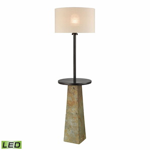Musee - 9W 1 LED Outdoor Floor Lamp In Glam Style-62 Inches Tall and 19 Inches Wide - 1303662