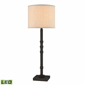 Colony - 9W 1 LED Buffet Lamp In Mid-Century Modern Style-35 Inches Tall and 13 Inches Wide - 1303514