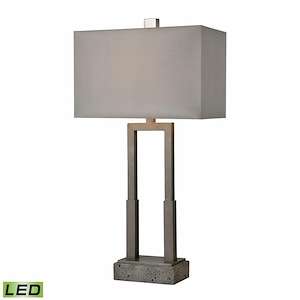 Courier - 9W 1 LED Table Lamp In Modern Style-32 Inches Tall and 17 Inches Wide