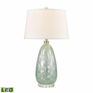 Bayside Blues - 9W 1 LED Table Lamp In Mid-Century Modern Style-29 Inches Tall and 16 Inches Wide