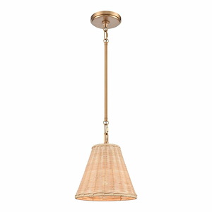Rydell - 9 Inch Wide 1-Light Mini Pendant In Transitional Style - 1271620