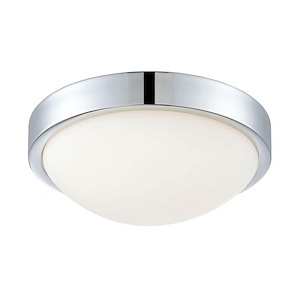 Sydney - 12W 1 LED Flush Mount in Modern/Contemporary Style with Art Deco and Urban/Industrial inspirations - 4.1 Inches tall and 10.3 inches wide