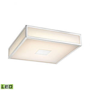 Hampstead - 12W 1 LED Flush Mount in Modern/Contemporary Style with Art Deco and Urban/Industrial inspirations - 3.3 Inches tall and 9 inches wide