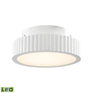 Digby - 10W 50 LED Flush Mount in Modern/Contemporary Style with Art Deco and Urban/Industrial inspirations - 4 Inches tall and 10 inches wide - 614230