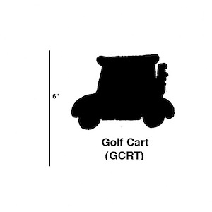Golf Cart - 5.5- Inch Cookie Cutter (Set of 6)
