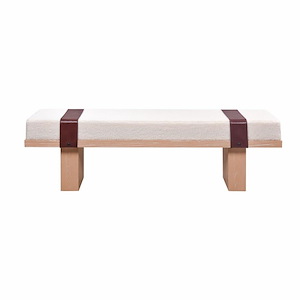 Noah - Bench In Scandinavian Style-18.25 Inches Tall and 60.25 Inches Wide