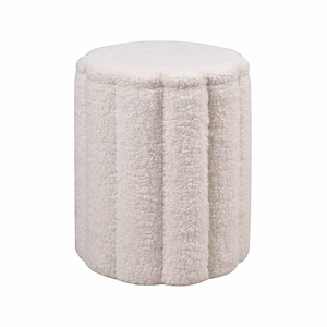 Millner - Pouf In Contemporary Style-18.5 Inches Tall and 15 Inches Wide