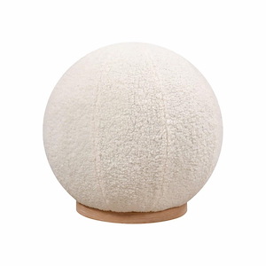 Okin - Pouf In Contemporary Style-21 Inches Tall and 21 Inches Wide