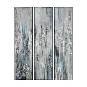 Lasting Texture - 80 Inch Framed Wall Art (Set of 3)