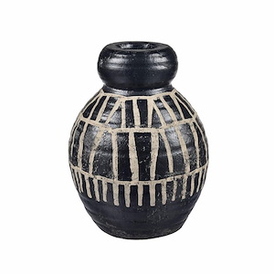 Eleni - Medium Vase In Scandinavian Style-8 Inches Tall and 6 Inches Wide