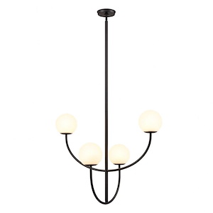 Doby - 4 Light Pendant-24 Inches Tall and 30 Inches Wide - 1336046