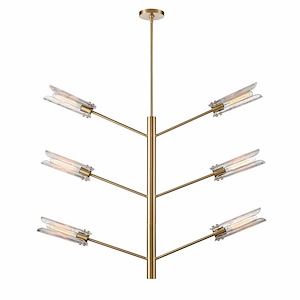 Potomac - 6 Light Chandelier-36 Inches Tall and 44 Inches Wide - 1336055