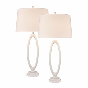 Adair - 1 Light Table Lamp (Set of 2) In Transitional Style-34 Inches Tall and 17 Inches Wide
