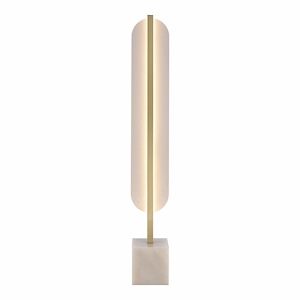 Blade - 0.2W LED Floor Lamp In Modern and Contemporary Style-44 Inches Tall and 6 Inches Wide