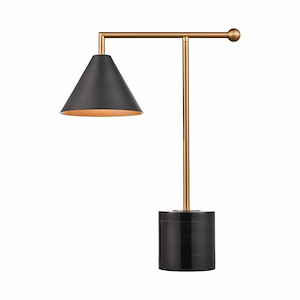 Halton - 1 Light Table Lamp In Modern and Contemporary Style-20 Inches Tall and 15.3 Inches Wide