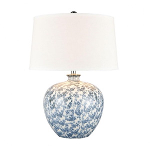 Zoe - 9W 1 LED Table Lamp In Glam Style-28 Inches Tall and 19 Inches Wide