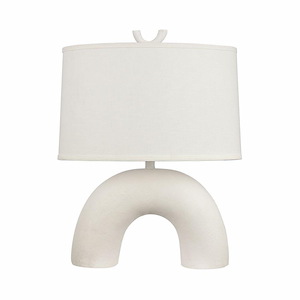 Flection - 1 Light Table Lamp In Modern and Contemporary Style-25 Inches Tall and 19 Inches Wide