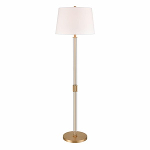 Roseden Court - 9W 1 LED Floor Lamp In Modern Style-62 Inches Tall and 18 Inches Wide