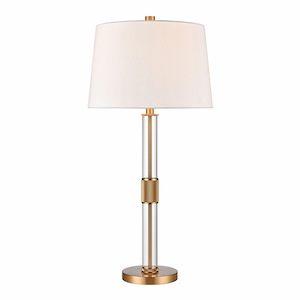 Roseden Court - 9W 1 LED Table Lamp In Modern Style-33 Inches Tall and 16 Inches Wide