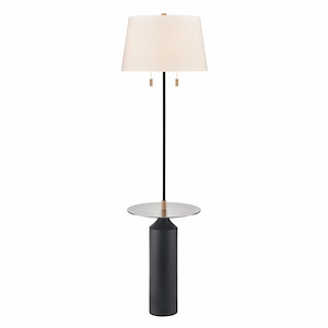 Sheve It - 2 Light Floor Lamp In Transitional Style-65 Inches Tall and 18 Inches Wide