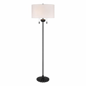 Liliaceae - 2 Light Floor Lamp In Transitional Style-63 Inches Tall and 18 Inches Wide
