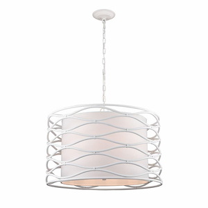 Hillcrest - 4 Light Pendant In Transitional Style-16 Inches Tall and 24 Inches Wide
