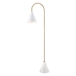 Tully - 1 Light Floor Lamp-69 Inches Tall and 24 Inches Wide