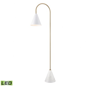 Tully - 9W 1 LED Floor Lamp-69 Inches Tall and 24 Inches Wide