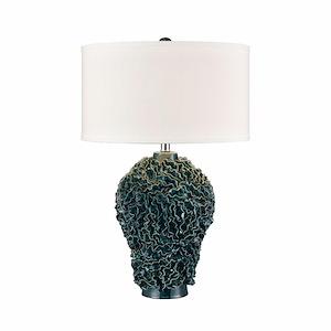 Larkin - 9W 1 LED Table Lamp In Glam Style-27.5 Inches Tall and 18 Inches Wide